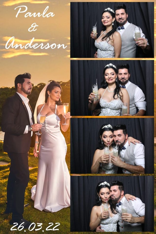 Impressão do casamento de Paula e Anderson